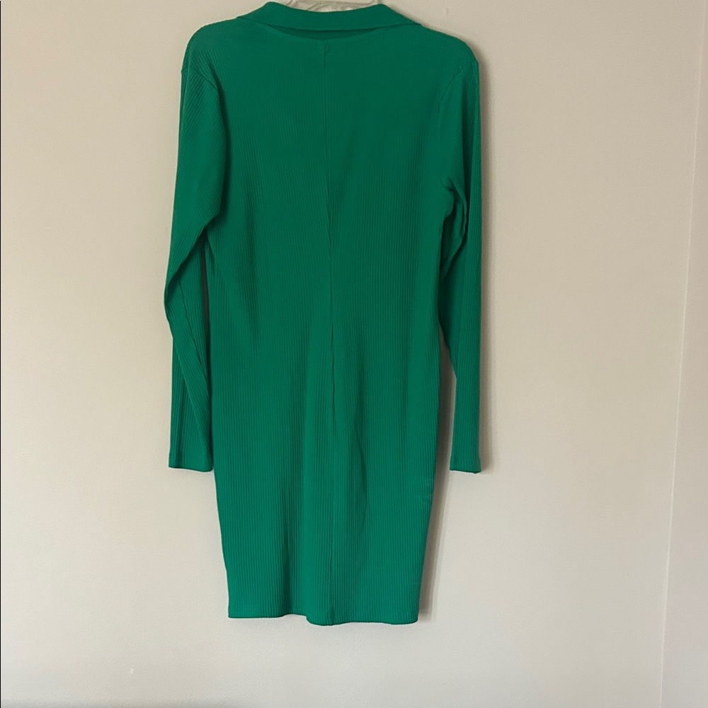 H&M Green Ribbed Dress - Picture 2 of 2